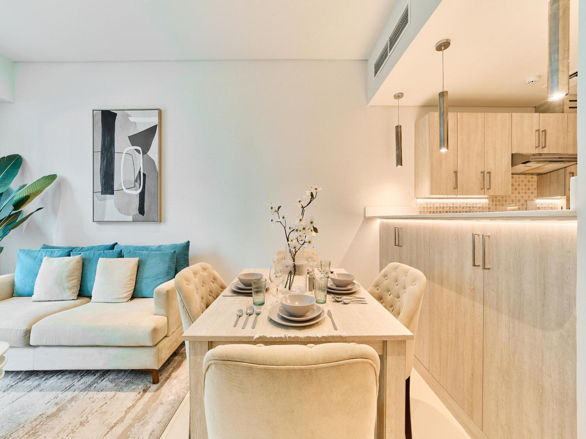 First Class Apartments In Seven Palm With Direct Access To The West Palm Beach And Nakheel Mall Dubai Quarto foto